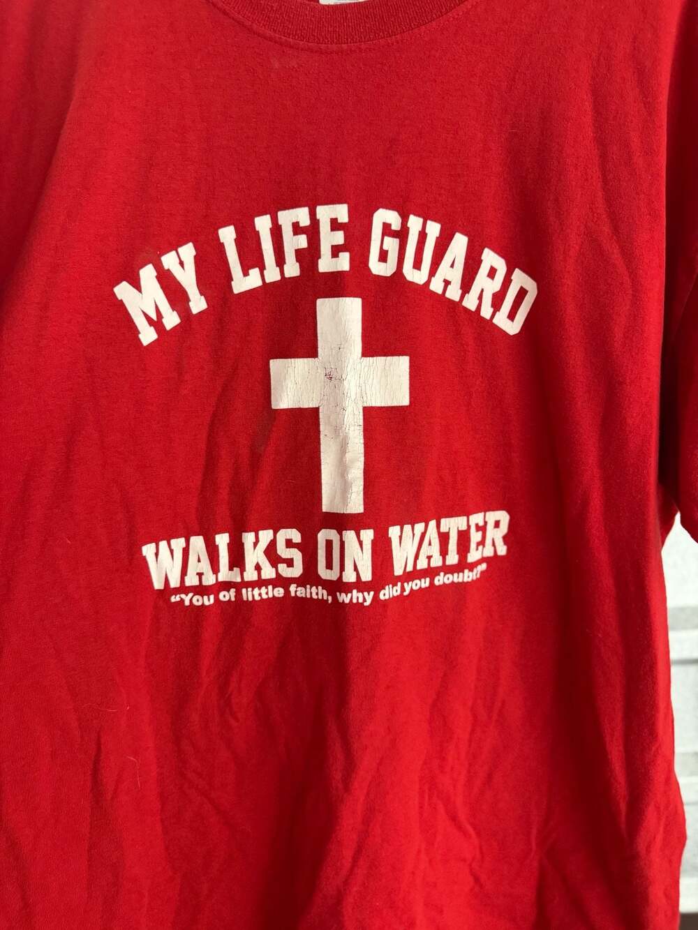 My Lifeguard Walks on Water Christian Graphic T-Shirt
